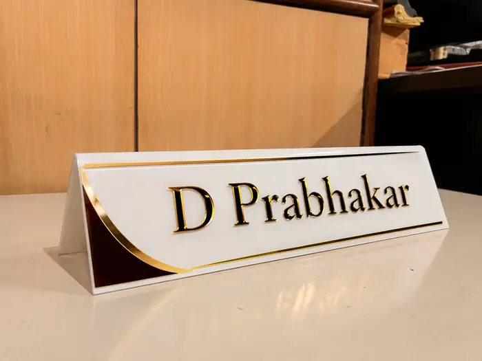 Premium acrylic name board